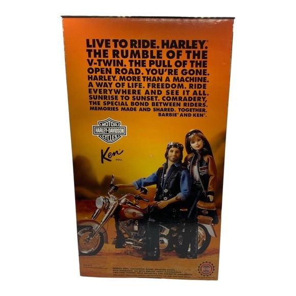 Harley-Davison 1999 Mattel Biker Ken Collector Edition Vintage Doll - Picture 6 of 9